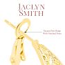 Jaclyn Smith Mesh Hoop Earrings in Gold Image-3