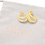 Jaclyn Smith Split Hoop Earrings In Gold Image-6