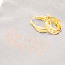Jaclyn Smith Retro Hoop Earrings In Gold Image-6