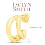 Jaclyn Smith Tri Hoop Earrings In Gold Image-2