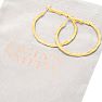 Jaclyn Smith Classic Hoop Earrings In Gold Image-6