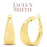 Jaclyn Smith Luminescent Hoop Earrings In Gold Image-1
