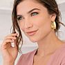 Jaclyn Smith Luminescent Hoop Earrings In Gold Image-8