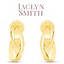 Jaclyn Smith Thick Hoop Earrings In Gold Image-4