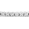 1/4 Carat Natural Diamond Bangle Bracelet In Sterling Silver Image-2