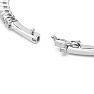 1/4 Carat Natural Diamond Bangle Bracelet In Sterling Silver Image-3