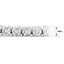 1/4 Carat Natural Diamond Bangle Bracelet In Sterling Silver Image-4