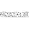 1 Carat Natural Diamond Miracle Tennis Bracelet In Sterling Silver, 7 Inches Image-2