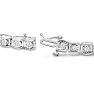 1 Carat Natural Diamond Miracle Tennis Bracelet In Sterling Silver, 7 Inches Image-3
