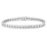 1/2 Carat Natural Diamond Miracle Tennis Bracelet In Sterling Silver, 7 Inches Image-1