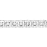1/2 Carat Natural Diamond Miracle Tennis Bracelet In Sterling Silver, 7 Inches Image-2