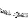 2 Carat Natural Diamond Miracle Tennis Bracelet In Sterling Silver, 7 Inches Image-3