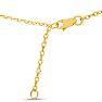 7.36 Carat Lab Grown Diamond Fancy Necklace In 14K Yellow Gold, 16 Inches Image-3