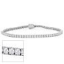 3 Carat Lab Grown Diamond Tennis Bracelet In Sterling Silver, 7 Inches Image-1
