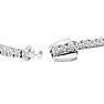 5 Carat Lab Grown Diamond Tennis Bracelet In Sterling Silver, 7 Inches Image-3