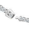 8 Carat Lab Grown Diamond Tennis Bracelet In Sterling Silver, 7 Inches Image-3