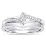 Estate Jewelry Marquise Shaped Diamond Bridal Set, Ring Size 4.5 
 Image-1