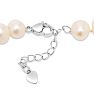 Estate Jewelry Baroque Pearl Strand Necklace With White Lobster Clasp, 18 Inches Image-4