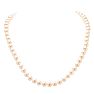 Estate Jewelry Freshwater Pearl Strand Necklace With Sterling Silver Safety Bow Clasp, 18 Inches Image-1