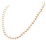 Estate Jewelry Freshwater Pearl Strand Necklace With Sterling Silver Safety Bow Clasp, 18 Inches Image-3