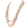 Estate Jewelry Pink Gray 11x7 Baroque Pearl Strand, 100 Inches Image-2