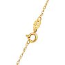 1 Carat Diamond Cross Necklace In 14K Yellow Gold Over Sterling Silver, 18 Inches Image-3