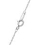 1 Carat Diamond Gothic Cross Necklace In Sterling Silver, 18 Inches Image-3