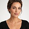 1/4 Carat Lab Grown Diamond Pear Drop Necklace In 14K Yellow Gold Over Sterling Silver Image-6