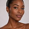 2 Carat Endless Natural Diamond Hoop Earrings In Sterling Silver Image-6