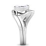 2 Carat Marquise Shape Lab Grown Diamond Ring In Sterling Silver, Solitaire Image-7