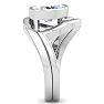 3 Carat Marquise Shape Lab Grown Diamond Ring In Sterling Silver, Solitaire Image-5