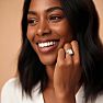 5 Carat Marquise Shape Lab Grown Diamond Ring In Sterling Silver, Solitaire Image-7