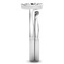 1 Carat Oval Shape Lab Grown Diamond Ring In Sterling Silver, Solitaire Image-5