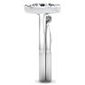 2 Carat Oval Shape Lab Grown Diamond Ring In Sterling Silver, Solitaire Image-5