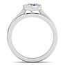 1 Carat Round Shape Lab Grown Diamond Ring In Sterling Silver, Solitaire Image-4