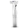 1 Carat Round Shape Lab Grown Diamond Ring In Sterling Silver, Solitaire Image-5