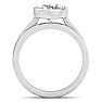 2 Carat Round Shape Lab Grown Diamond Ring In Sterling Silver, Solitaire Image-4
