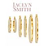 Jaclyn Smith Crystal Hoop Earrings Set of 3 Image-1