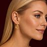 Jaclyn Smith Adorable Gold Hoop Earrings Set of 5 Image-3