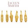 Jaclyn Smith Party Gold Hoop Earrings Set of 3 Image-1