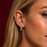 Jaclyn Smith Party Gold Hoop Earrings Set of 3 Image-3