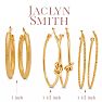 Jaclyn Smith Special Gold Hoop Earrings Set of 3 Image-2