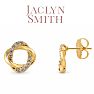 Jaclyn Smith Crystal Statement Earrings In Gold Image-1