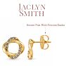 Jaclyn Smith Crystal Statement Earrings In Gold Image-3