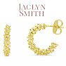 Jaclyn Smith Confetti Hoop Earrings In Gold Image-1