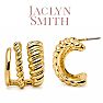 Jaclyn Smith Cuff Hoop Earrings In Gold Image-1