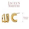 Jaclyn Smith Cuff Hoop Earrings In Gold Image-2