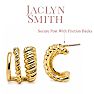 Jaclyn Smith Cuff Hoop Earrings In Gold Image-3