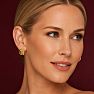 Jaclyn Smith Cuff Hoop Earrings In Gold Image-4