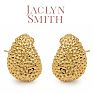 Jaclyn Smith Textured Statement Earrings In Gold Image-1